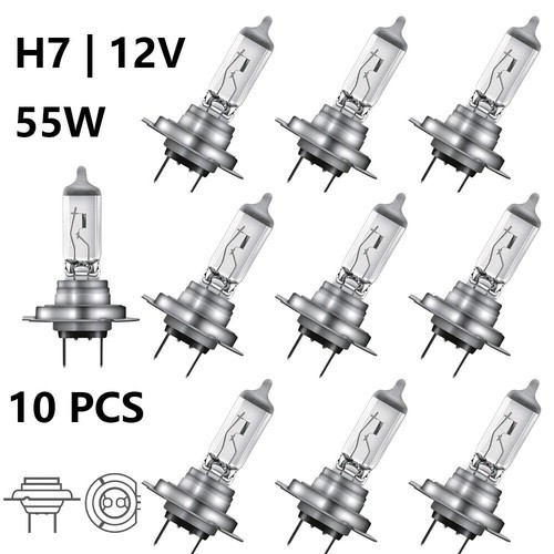 10x birne 12v 55w - h7,